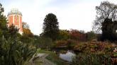 Wahrzeichen des kleinen Botanischen Gartens von Wuppertal ist der Elisenturm.