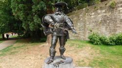 d'Artagnan, der Französische Ober-Musketier fiel nur wenige Meter von hier im Kampf.